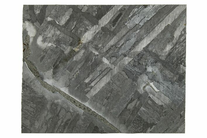 Etched Seymchan Meteorite Slice ( g) - Russia #264999